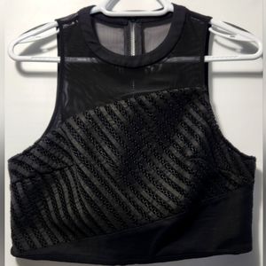 Minty Meet Smunt Crochet Crop Top